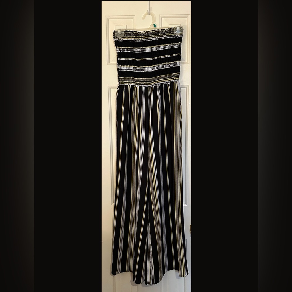 striped jumpsuit